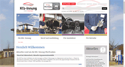 Desktop Screenshot of kfz-innung-oberfranken.de