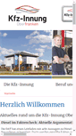 Mobile Screenshot of kfz-innung-oberfranken.de